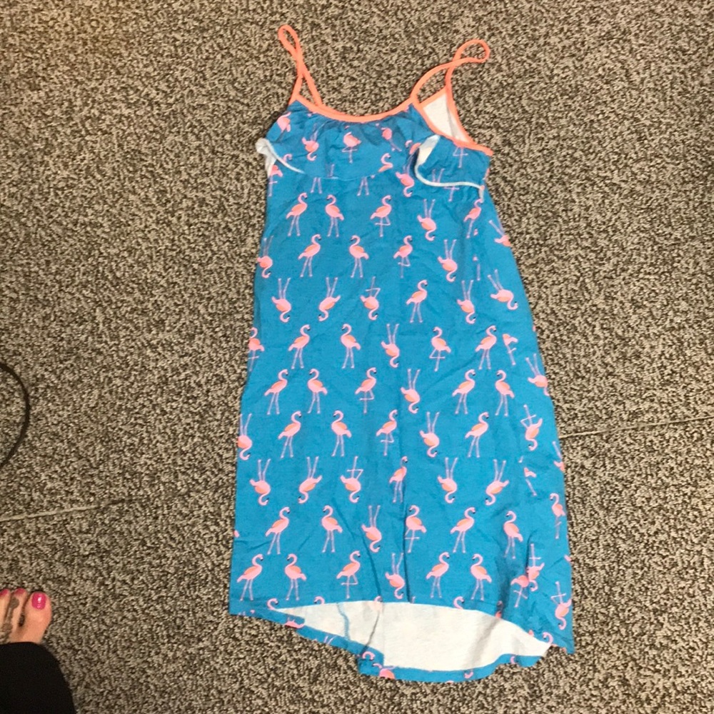 Girls size 14 flamingo dress